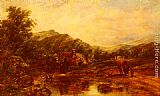 Frederick Waters Watts A Mill Stream Among The Hills painting